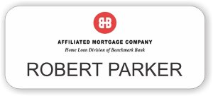 (image for) AFFILIATED MORTGAGE COMPANY White Rounded Corners badge