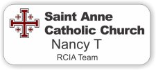 (image for) St. Anne Catholic Church White Rounded Corners badge