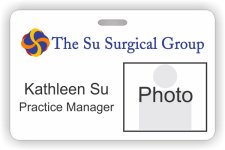 (image for) The Su Surgical Group Photo ID - Horizontal badge
