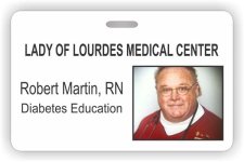 (image for) LADY OF LOURDES MEDICAL CENTER Photo ID - Horizontal badge