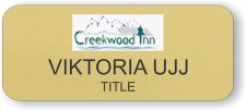 (image for) Creekwood Inn and RV Park Gold Round Corners badge