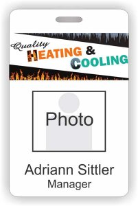 (image for) QUALITY HEATING & COOLING Photo Id - Vertical badge