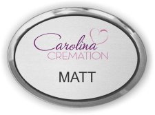 (image for) Carolina Cremation Executive Silver Oval badge