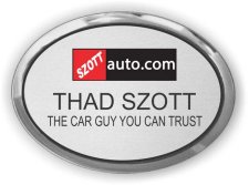 (image for) Szott Auto Group Executive Silver Oval badge