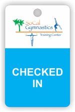 (image for) SoCal Gymnastics Light Blue Badge
