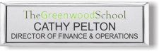 (image for) The Greenwood School Small Executive Silver badge