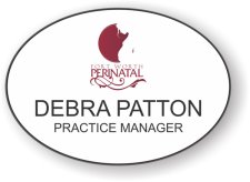 (image for) Fort Worth Perinatal Associates Oval White badge