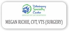 (image for) Veterinary Specialty Center White Rounded Corners badge
