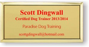 (image for) Paradise Dog Training Executive Gold badge