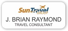 (image for) Sun Travel Group White Rounded Corners badge