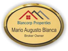 (image for) Blancorp Properties Executive Gold Oval badge