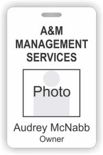 (image for) A&M MANAGEMENT SERVICES Photo Id - Vertical badge