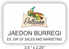 (image for) Galliano Food Store Full Color - Round Corners badge