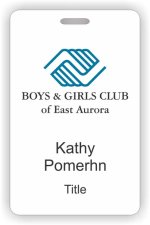 (image for) Boys & Girls Club of East Aurora Id - Vertical badge