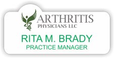 (image for) Arthritis Physicians LLC Shaped White badge