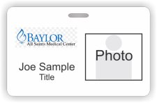 (image for) Baylor All Saints Medical Center Photo ID - Horizontal badge