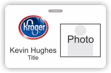 (image for) KROGER Photo ID - Horizontal badge