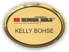 (image for) EZ Screed Tools, llc Executive Gold Oval badge