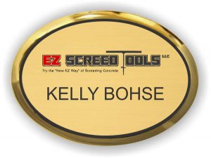 (image for) EZ Screed Tools, llc Executive Gold Oval badge