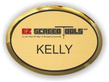 (image for) EZ Screed Tools, llc Executive Gold Oval badge