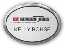 (image for) EZ Screed Tools, llc Executive Silver Oval badge