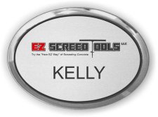 (image for) EZ Screed Tools, llc Executive Silver Oval badge