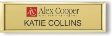 (image for) Alex Cooper Auctioneers Small Executive Gold badge