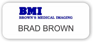 (image for) BMI Brown\'s Medical Imaging White Rounded Corners badge