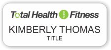 (image for) Total Health and Fitness White Rounded Corners badge