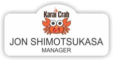 (image for) Karai Crab Shaped White badge