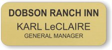 (image for) Dobson Ranch Inn Gold Round Corners badge
