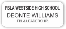 (image for) FBLA Westside High School White Rounded Corners badge