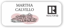 (image for) Martha Calvillo White Rounded Corners badge