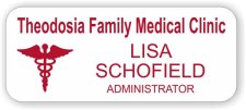 (image for) Theodosia Family Medical Clinic White Rounded Corners badge