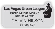 (image for) Las Vegas Urban League Martin Luther King Jr. Senior Center Shaped Silver badge