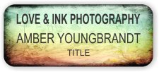 (image for) Love & Ink Photography White Rounded Corners badge