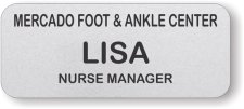 (image for) MERCADO FOOT & ANKLE CENTER Silver Round Corners badge