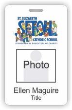 (image for) St. Elizabeth Seton Catholic School Photo Id - Vertical badge