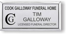 (image for) COOK GALLOWAY FUNERAL HOME Executive Silver badge