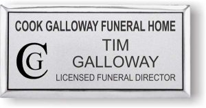 (image for) COOK GALLOWAY FUNERAL HOME Executive Silver badge