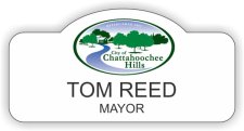 (image for) Friends of Chattahoochee Hills Shaped White badge