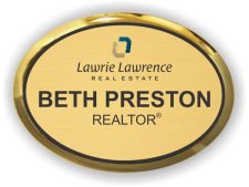 (image for) Beth Preston Realty Executive Gold Oval badge
