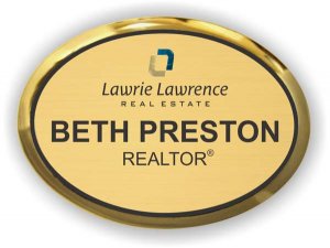 (image for) Beth Preston Realty Executive Gold Oval badge