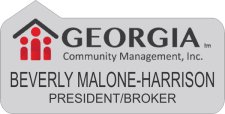 (image for) Georgia Community Management Shaped Silver badge