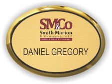 (image for) Smith Marion & Co. Executive Gold Oval badge