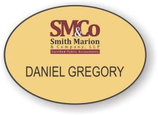 (image for) Smith Marion & Co. Oval Gold badge