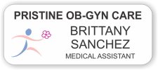 (image for) Pristine OB-GYN Care White Rounded Corners badge