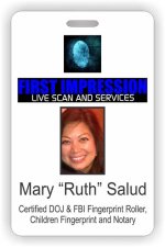 (image for) First Impression Live Scan & Services Photo Id - Vertical badge