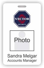 (image for) Vector Security Photo Id - Vertical badge