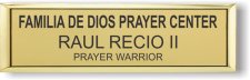 (image for) Familia De Dios Prayer Center Small Executive Gold badge